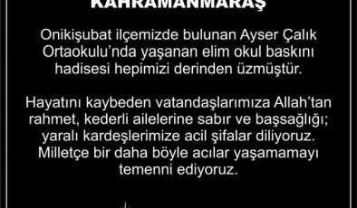 Dulkadiroğlu Belediyesi’nden “Geçmiş Olsun Kahramanmaraş” Mesajı
