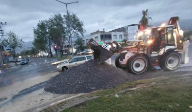 Sağanak Yağışın Getirdiği Olumsuzluklar Hızla Gideriliyor