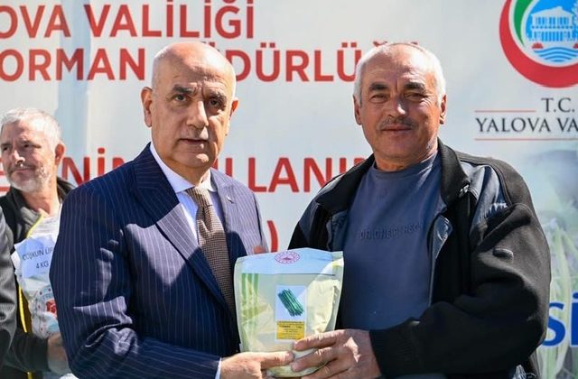 Yalova’da Çiftçilere Tohum Desteği