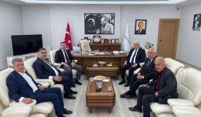 Başkanlardan  Pazarcık’ Belediyesi’ne Ziyaret