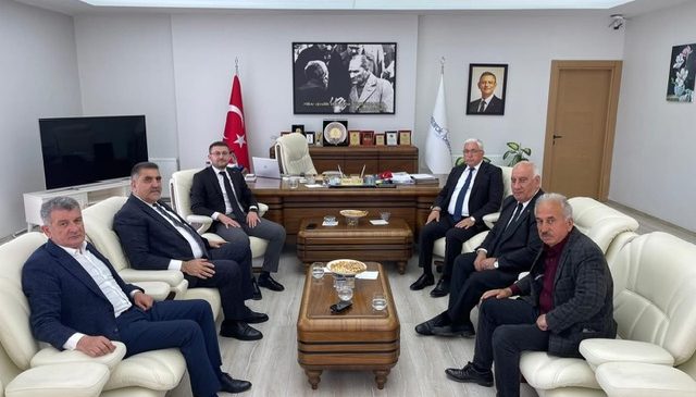 Başkanlardan  Pazarcık’ Belediyesi’ne Ziyaret