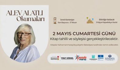 Pusula Maraş’ın Ödüllü “Alev Alatlı Okumaları” Programına Başvurular Başladı