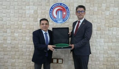 Federasyon Başkanı Türkiş’ten ÇOMÜ Rektörü Erenoğlu’na Ziyaret