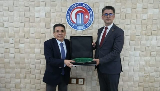 Federasyon Başkanı Türkiş’ten ÇOMÜ Rektörü Erenoğlu’na Ziyaret