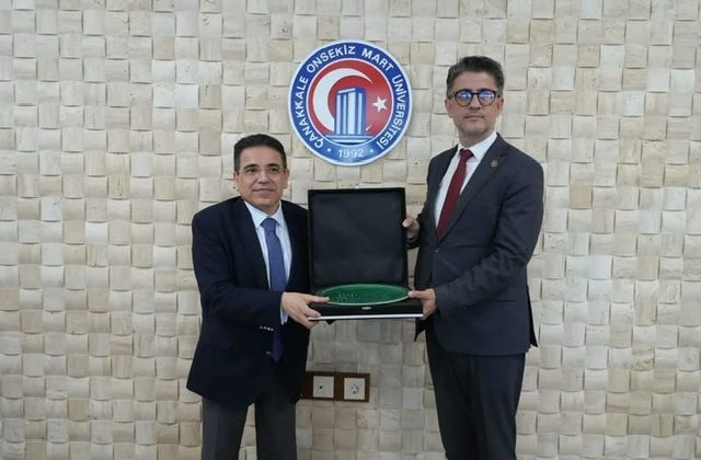 Federasyon Başkanı Türkiş’ten ÇOMÜ Rektörü Erenoğlu’na Ziyaret