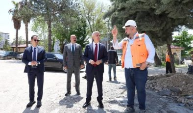 VALİ ÜNLÜER, YENİ HÜKÜMET KONAĞI İNŞAATINI İNCELEDİ