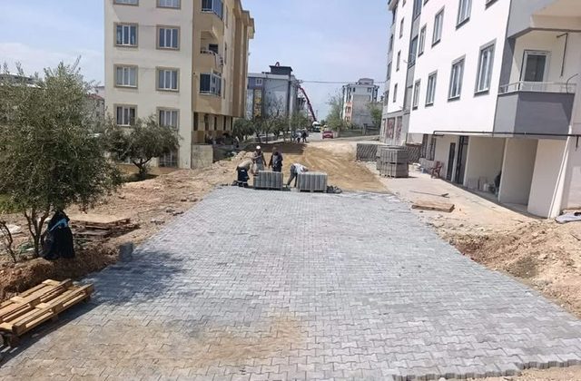Ballıca Mahallesi’nde Kilit Parke Çalışmaları Sürüyor