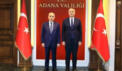 Vahit Kirişci’den Adana Valiliği’ne Ziyaret