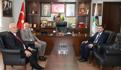 ÇAĞLAYANCERİT BELEDİYESİ’NDE ANLAMLI ZİYARET