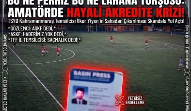 BU NE PERHİZ BU NE LAHANA TURŞUSU: AMATÖRDE “HAYALİ” AKREDİTE KRİZİ!