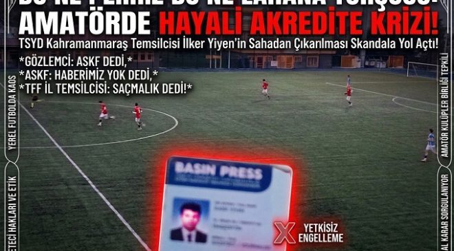 BU NE PERHİZ BU NE LAHANA TURŞUSU: AMATÖRDE “HAYALİ” AKREDİTE KRİZİ!