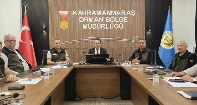 Kahramanmaraş Orman Bölge Müdürlüğü’nde Değerlendirme Toplantısı