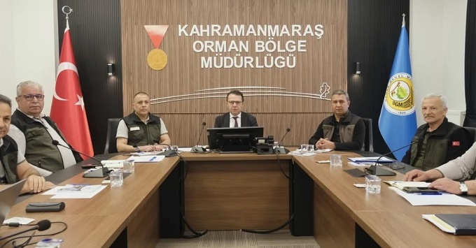 Kahramanmaraş Orman Bölge Müdürlüğü’nde Değerlendirme Toplantısı