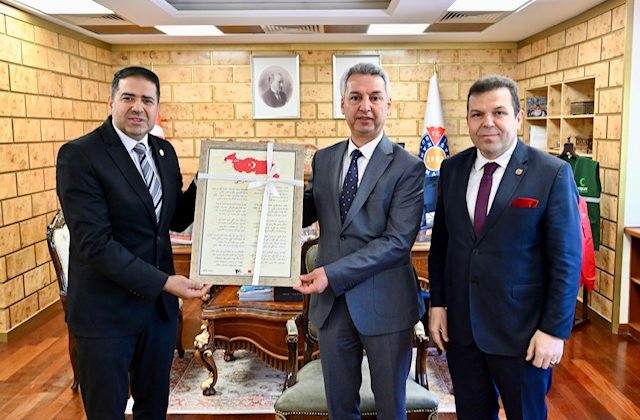 KAGİSAD’DAN KSÜ REKTÖRÜ OKUMUŞ’A HAYIRLI OLSUN ZİYARETİ