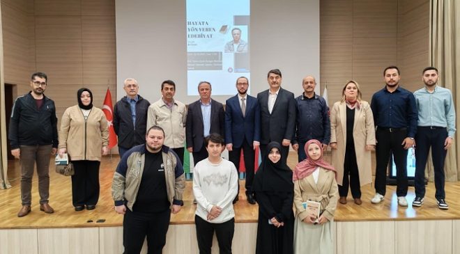 KSÜ’DE “HAYATA YÖN VEREN EDEBİYAT” KONFERANSINA YOĞUN İLGİ