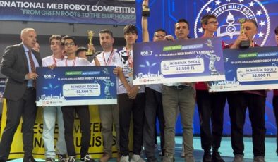 Kahramanmaraşlı Öğrencilerden Uluslararası MEB Robot Yarışması’nda Büyük Başarı