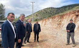 Muhammed Aydoğar Goksun Mesire Alanı Yolundaki Çalışmaları İnceledi