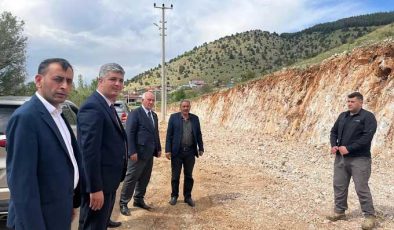 Muhammed Aydoğar Goksun Mesire Alanı Yolundaki Çalışmaları İnceledi