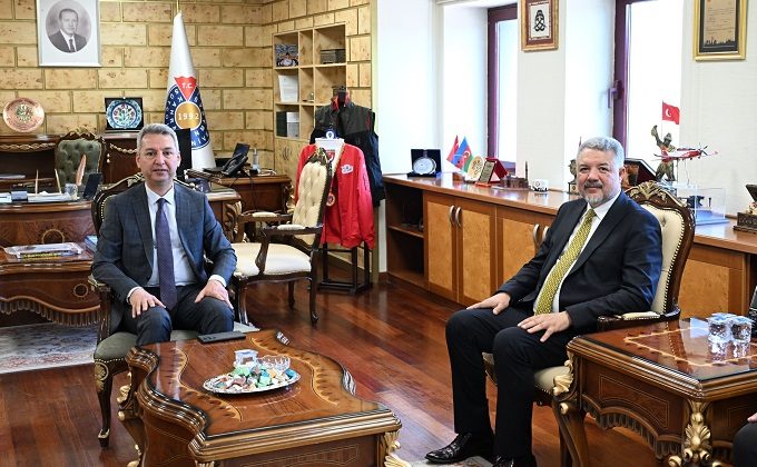KMSMMM’den KSÜ Rektörü Okumuş’a Hayırlı Olsun Ziyareti