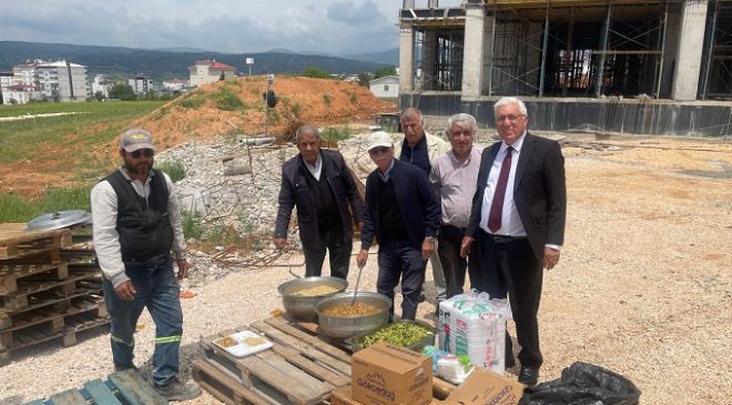 PAZARCIK CEM EVİ İNŞAATINDA ÇALIŞMALAR HIZ KESMEDEN DEVAM EDİYOR