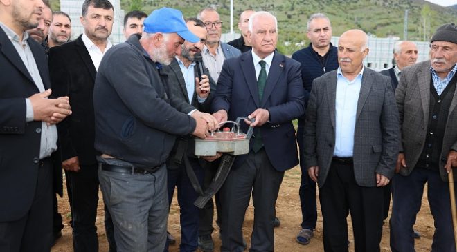 Göksun’da Gökçegöz Camii’nin Temeli Dualarla Atıldı