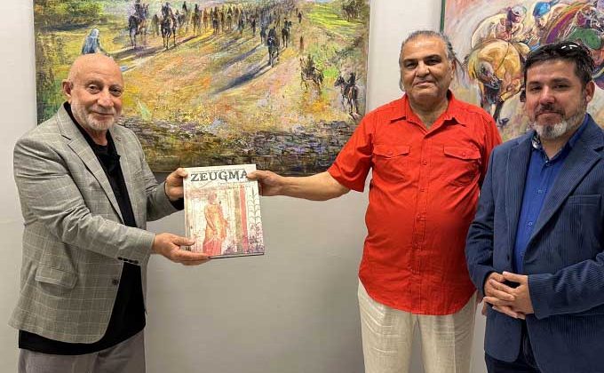 AZERBAYCANLI RESSAM VAHİD NOVRUZOV SANKO SANAT GALERİSİ’NDE SERGİ AÇTI