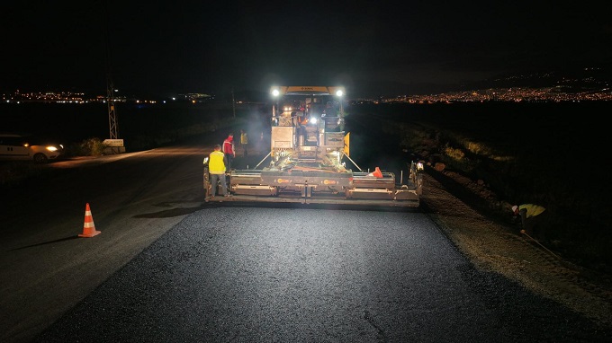 Büyükşehir’den Kesintisiz Asfalt Mesaisi