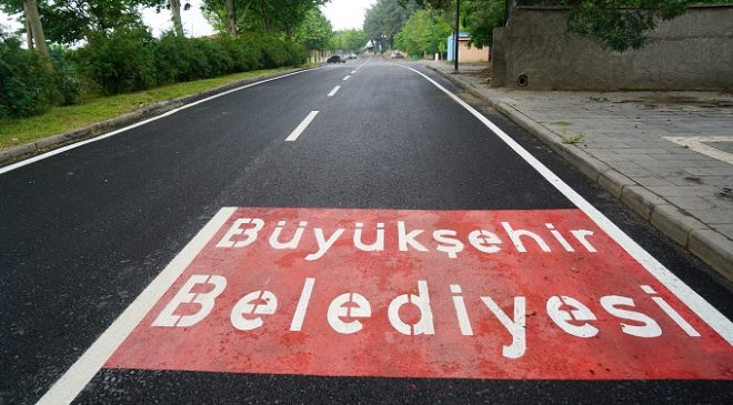 Büyükşehir, Hacı Bayram Veli Mahallesi’nde 10 Milyonluk Asfalt