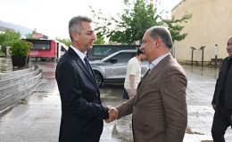 Tarım ve Orman Bakan Yardımcısı Abdulkadir Polat’tan Rektör Okumuş’a Hayırlı Olsun Ziyareti