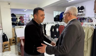Pazarcık Belediye Başkanı Haydar İkizer Esnaf Ziyaretlerini Sürdürüyor