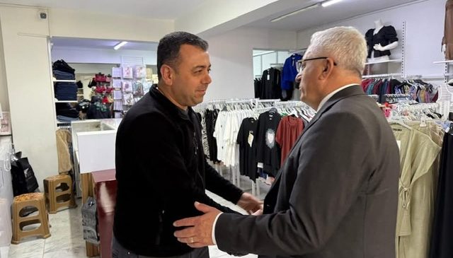 Pazarcık Belediye Başkanı Haydar İkizer Esnaf Ziyaretlerini Sürdürüyor