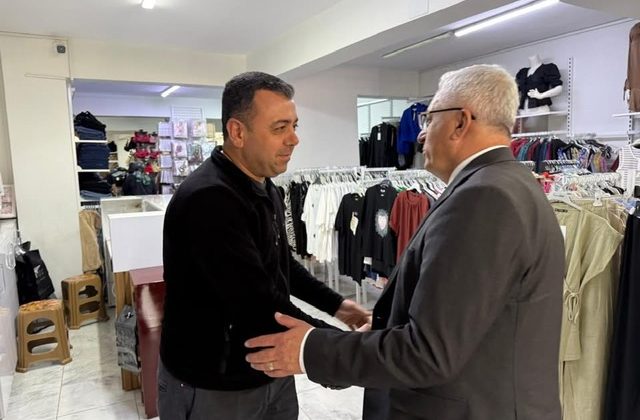 Pazarcık Belediye Başkanı Haydar İkizer Esnaf Ziyaretlerini Sürdürüyor