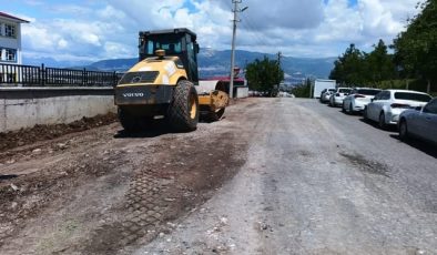 Karşıyaka Mahallesi’nde Asfalt Öncesi Çalışmalar Sürüyor