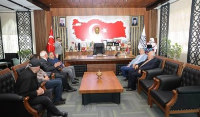 Celalettin Güvenç’ten Göksun Belediyesi’ne Ziyaret