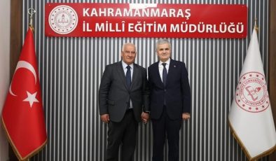 Başkan Cüce’den İl Milli Eğitim Müdürü Akpınar’a Hayırlı Olsun Ziyareti