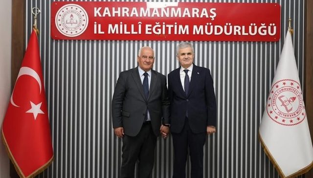 Başkan Cüce’den İl Milli Eğitim Müdürü Akpınar’a Hayırlı Olsun Ziyareti