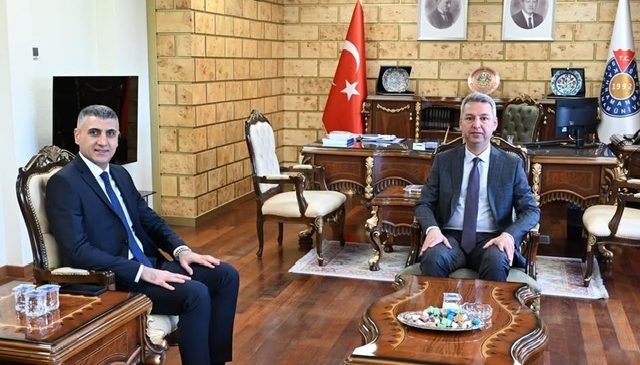 SGK İl Müdürü Karaoğlan’dan KSÜ Rektörü Okumuş’a Ziyaret