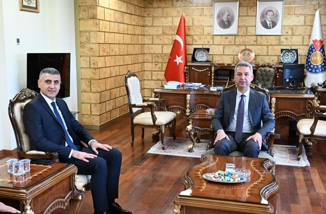 SGK İl Müdürü Karaoğlan’dan KSÜ Rektörü Okumuş’a Ziyaret