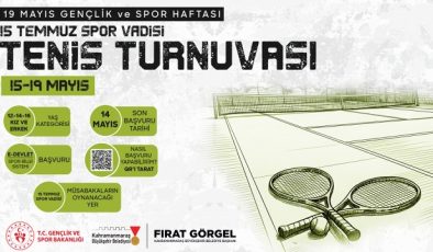 Minik Raketler 19 Mayıs Coşkusunu Kortta Yaşayacak; Turnuvaya Başvurular Başladı
