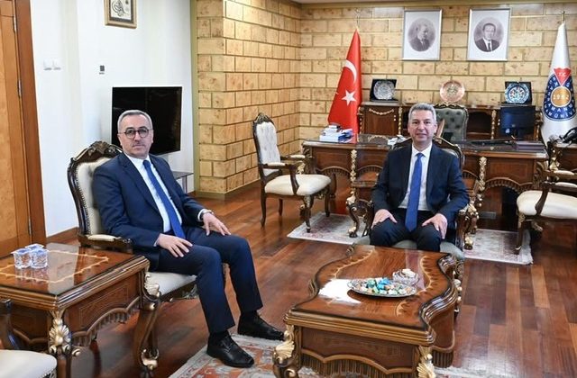 Hayrettin Güngör’den KSÜ Rektörü Okumuş’a Nezaket Ziyareti