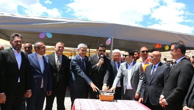Pazarcık’ta Yeni Okulun Temeli Atıldı