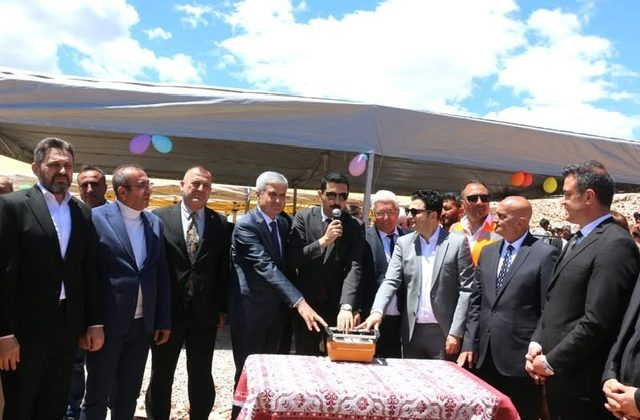 Pazarcık’ta Yeni Okulun Temeli Atıldı