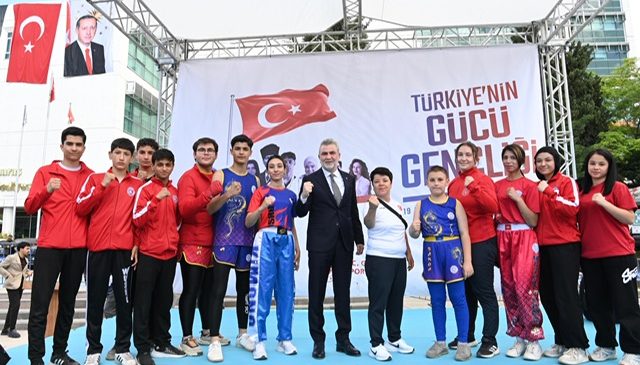 Atatürk’ü Anma, Gençlik ve Spor Bayramı, Milli İrade Meydanı’nda Coşkuyla Kutlandı