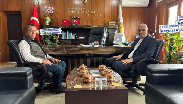 ANDIRIN BELEDİYE BAŞKANI GÖKŞEN’DEN ORMAN İŞLETME MÜDÜRLÜĞÜNE ZİYARET