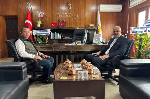 ANDIRIN BELEDİYE BAŞKANI GÖKŞEN’DEN ORMAN İŞLETME MÜDÜRLÜĞÜNE ZİYARET