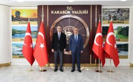 VAHİT KİRİŞÇİ’DEN KARABÜK VALİLİĞİ’NE ZİYARET