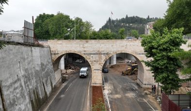 Tarihi Kanlıdere Köprüsü’nün Restorasyonu Tamamlanıyor