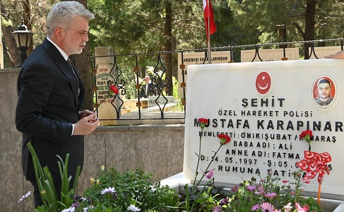 Aziz Şehitler ve Hayatını Kaybeden Öğrenciler Kabri Başında Dualarla Anıldı