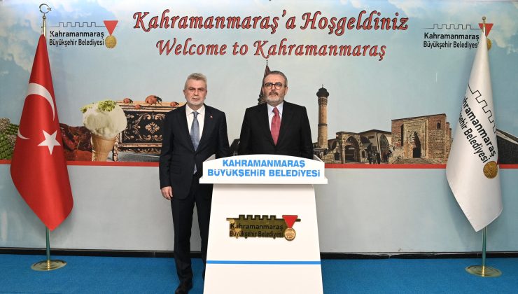 Başkan Görgel, AK Parti MKYK Üyesi Mahir Ünal’ı Makamında Ağırladı