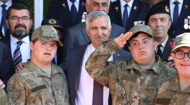 Temsili Askerlik Töreninde Duygu Dolu Anlar Yaşandı